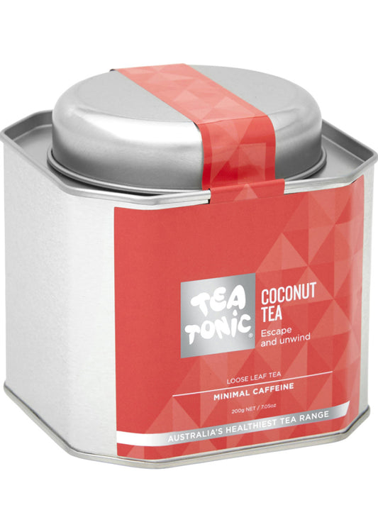 Tea Tonic Coconut Tea Caddy Tin 200g