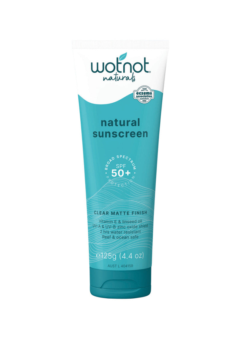 Wotnot Nat Natural Sunscreen SPF 50 Plus 125g