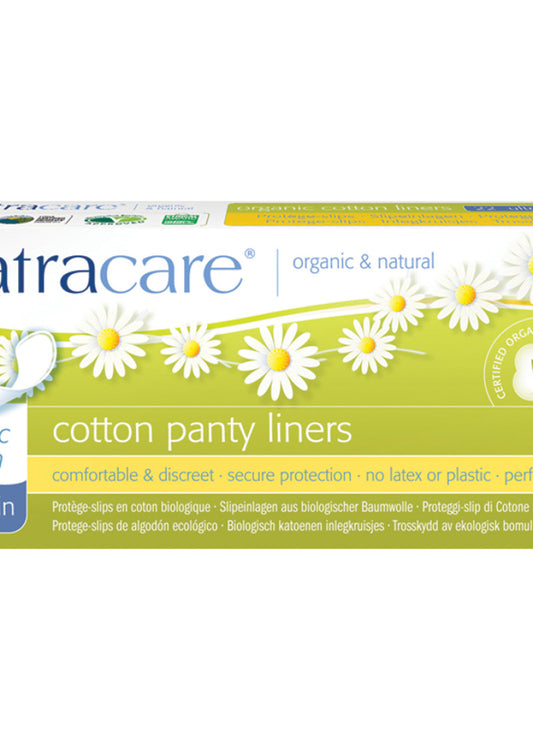 Natracare Panty Liners w Org Cotton Cover Ultra Thin x 22 Pack