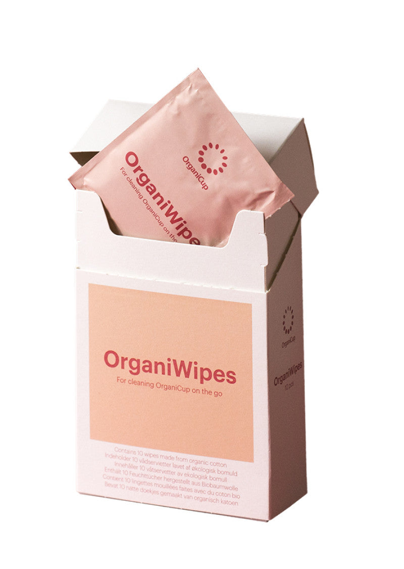 Organicup Organiwipes X 10 Pack