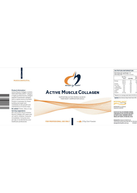 Designs for Health Active Muscle Collagen 375g