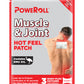 PoweRoll Muscle and Joint Patch Hot x 3 Pack