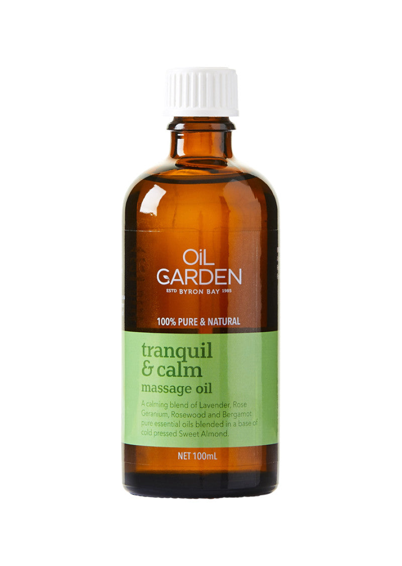 Oil Garden Massage Oil Blend Tranquil Calm 100ml