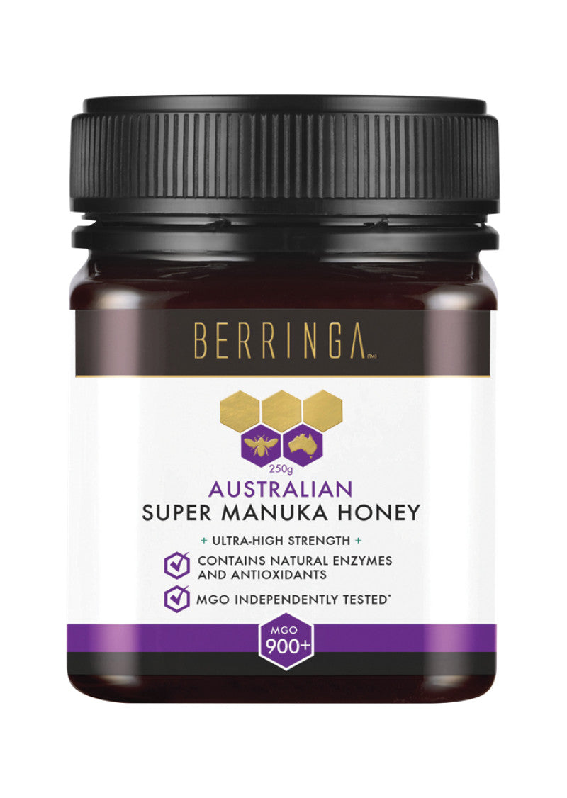 Berringa Honey Aust Super Manuka Ultra High Strength (MGO 900) 250g