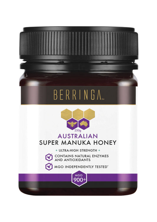 Berringa Honey Aust Super Manuka Ultra High Strength (MGO 900) 250g