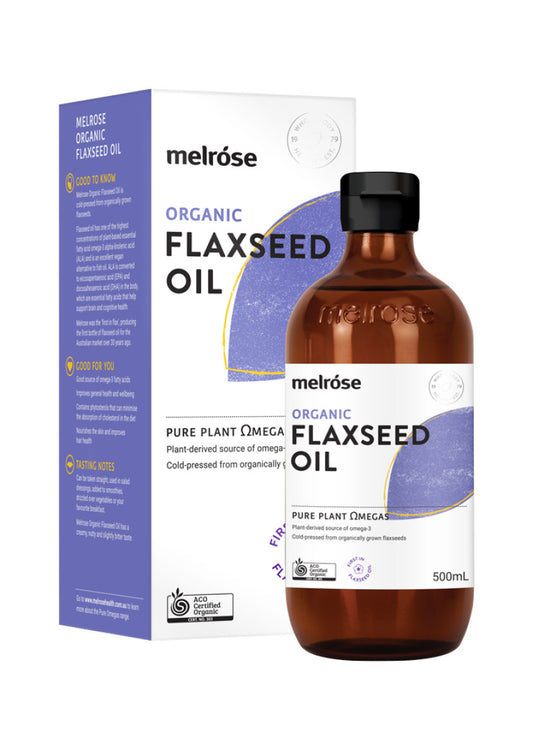 Melrose Flaxseed Oil Organic 500ml