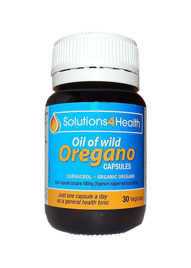 Solut 4 Health Org Oil Wild Oregano Capsules 30vc