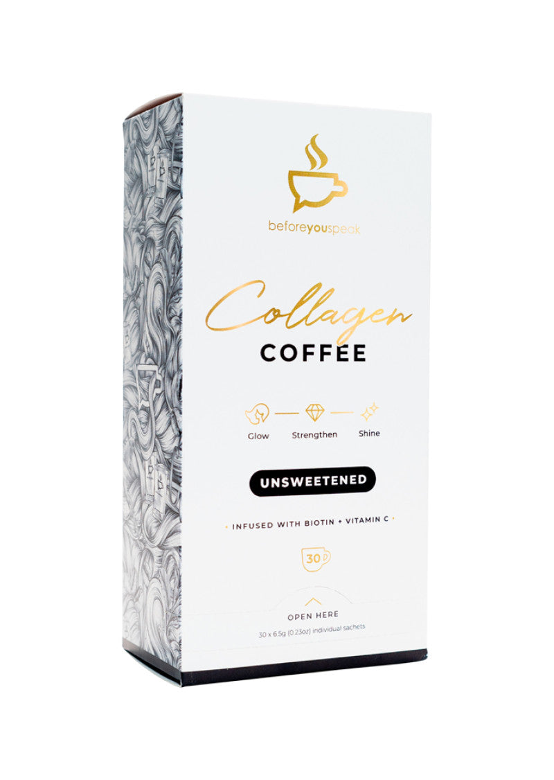 Before You Speak Coffee Collagen Unsweetened 6.5g x 30 Pack