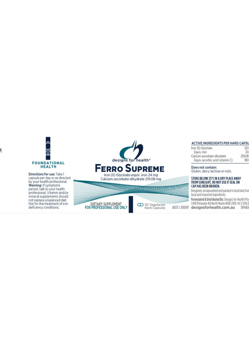 Designs for Health Ferro Supreme 30c