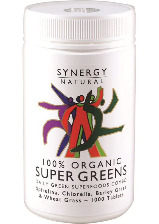 Synergy Natural Organic Super Greens 1000t