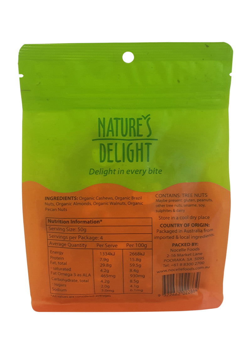 Natures Delight Organic Omega Mix 200g