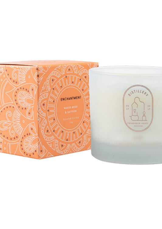 Distillery Soy Candle Enchantment Mango Wood Saffron 190g