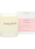 AromaWorks Light Candle Basil and Lime Medium 220g