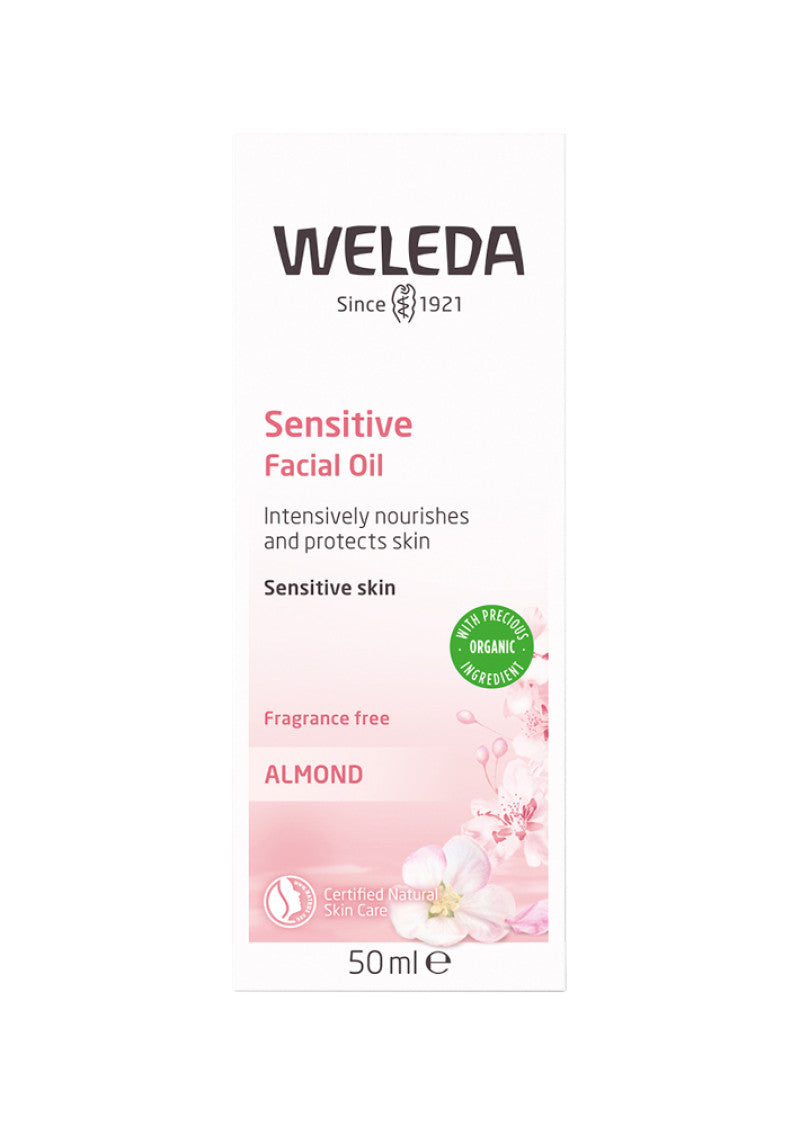 Weleda Org Facial Oil Sensitive (Almond) 50ml