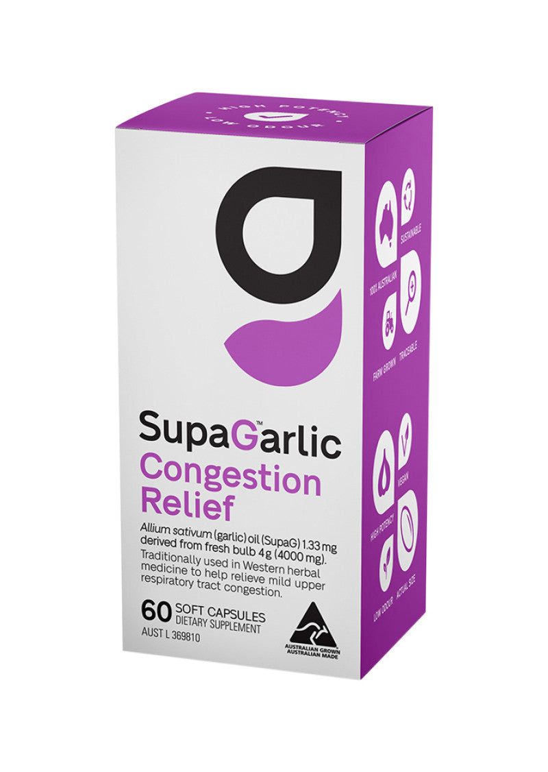 SupaGarlic Congestion Relief 60c