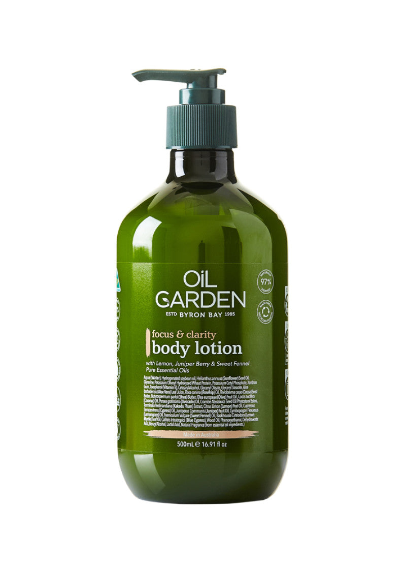 Oil Garden Body Lotion Focus and Clarity 500ml