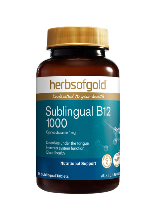 Herbs of Gold Sublingual B12 75t