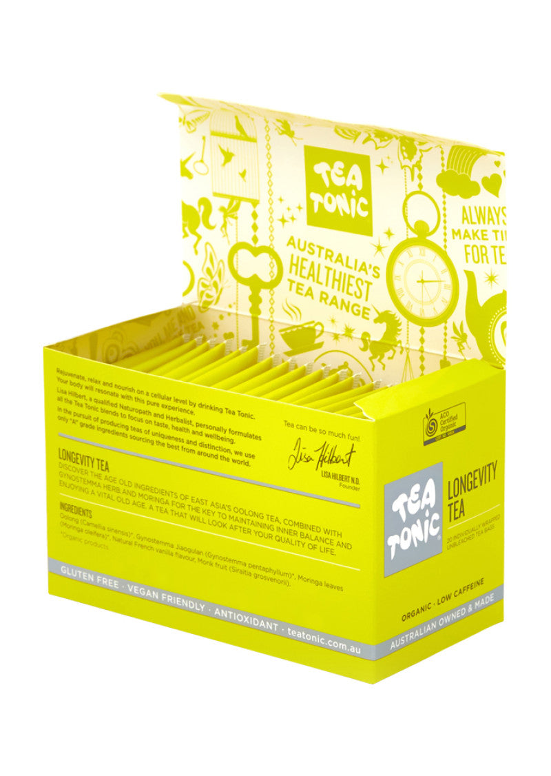 Tea Tonic Organic Longevity Tea x 20 Tea Bags