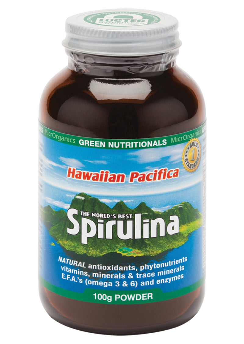 Green Nutritionals Spirulina Hawaiian Pacifica Powder 100g