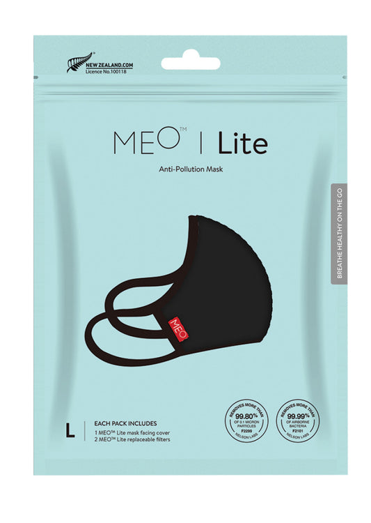 MEO Lite Face Mask Black Large