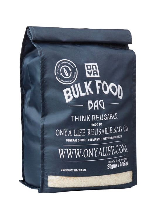 Onya Reusable Bulk Food Bag Charcoal (large)