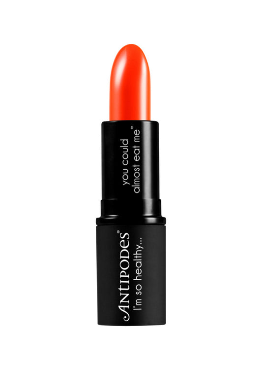 Antipodes Lipstick Piha Beach Tangerine 4g