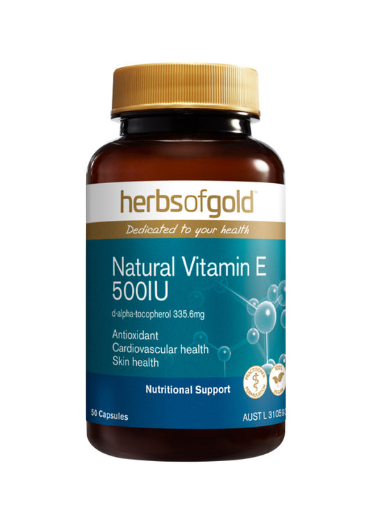 Herbs Of Gold Natural Vitamin E 500iu 50c