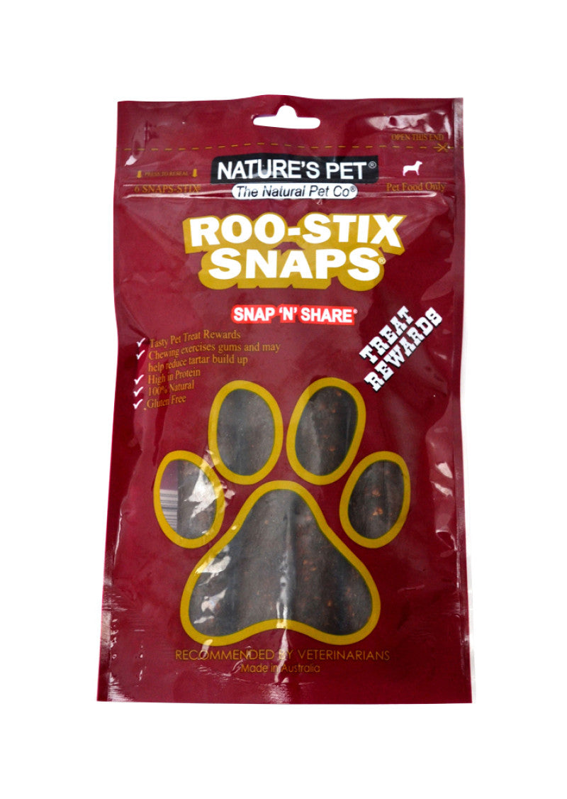 Nature's Pet Roo Stix Snaps X 6 Pack