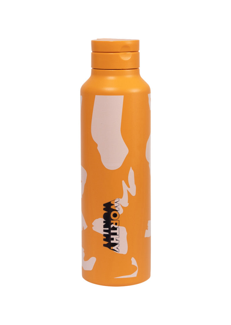 Worthy Bottle Sugarcane Retro Orange 750ml