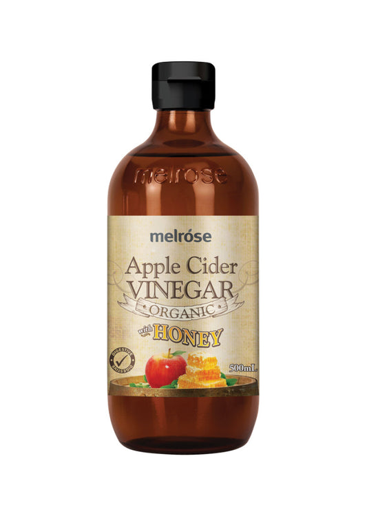 Melrose Organic Apple Cider Vinegar with Honey 500ml