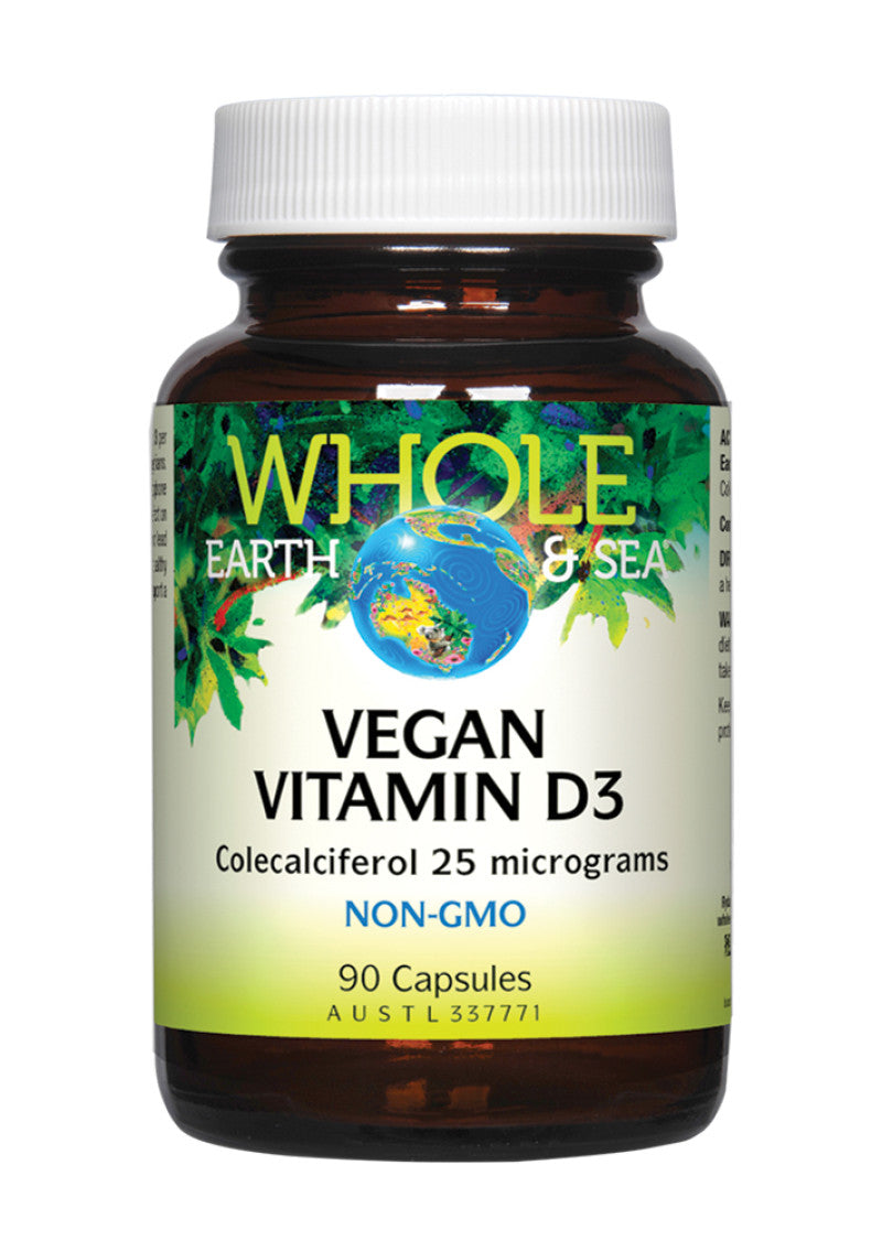 Whole Earth Sea Vegan Vitamin D3 90c