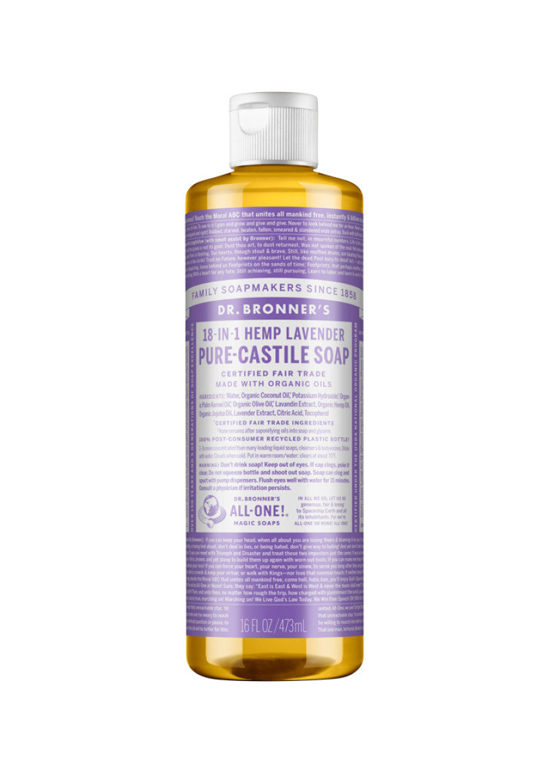 Dr. Bronner's Pure Castile Soap Liq (hemp) Lavender 473ml