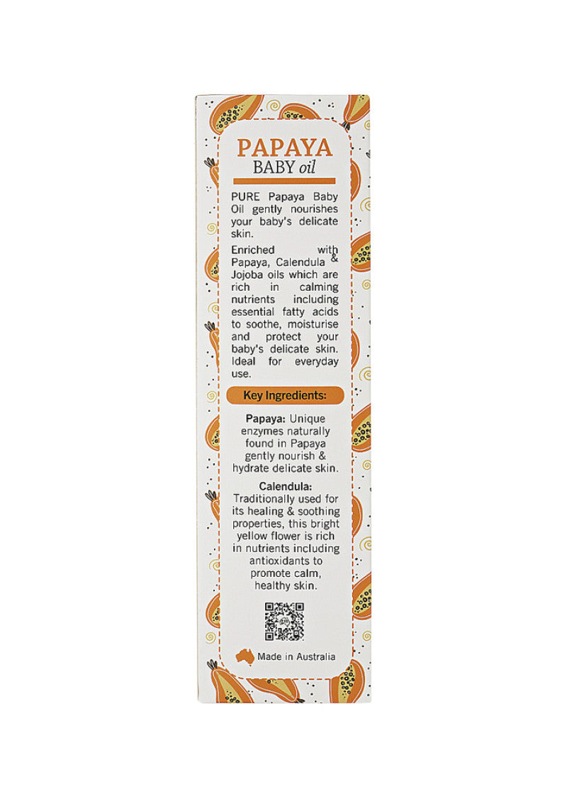 P'URE Papayacare Baby Papaya Baby Oil 125ml