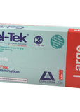 Gel Tek Latex Gloves Powder Free Large x 100 Pack