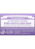 Dr. Bronner's Pure Castile Bar Soap (Hemp All One) Lavender 140g