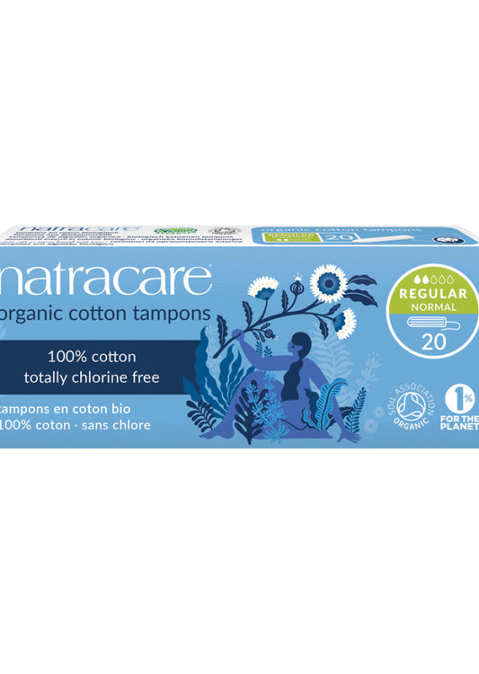 Natracare Tampons Org Cotton Regular x 20 Pack