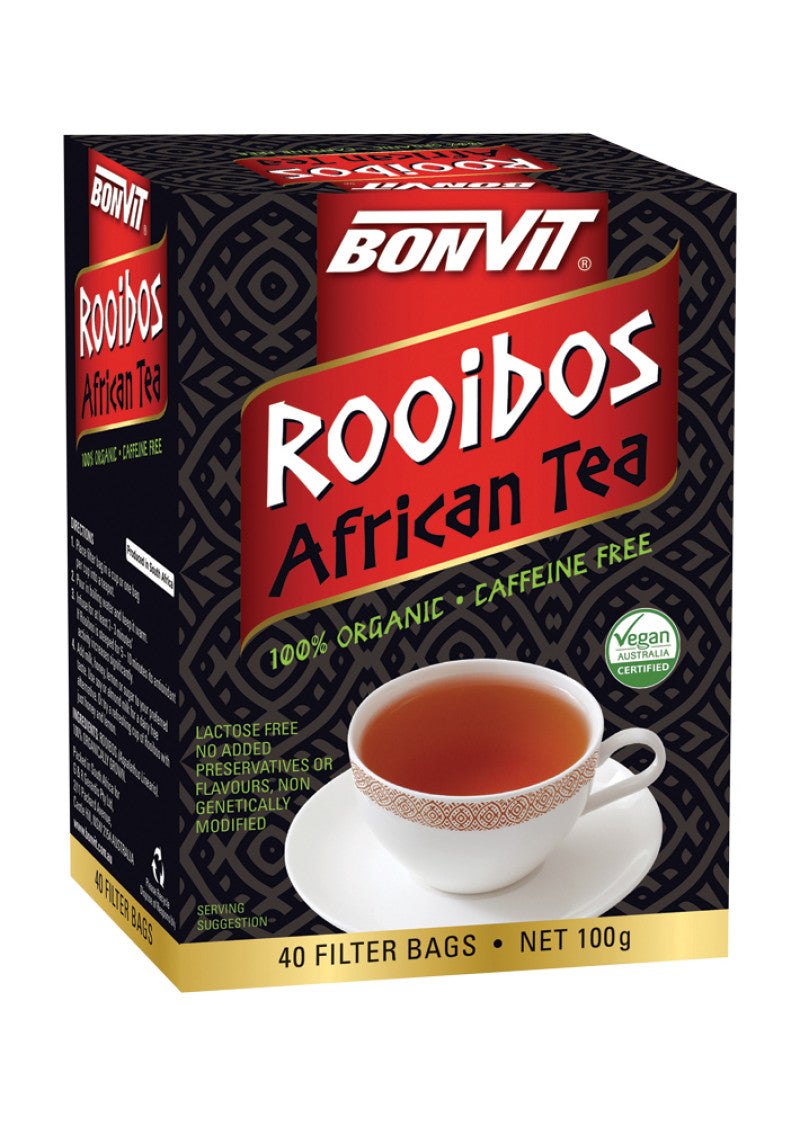 Bonvit Organic Rooibos African Tea X 40 Filter Bags