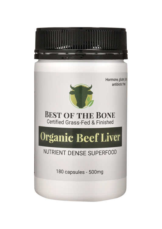 Best of the Bone Organic Beef Liver 180c