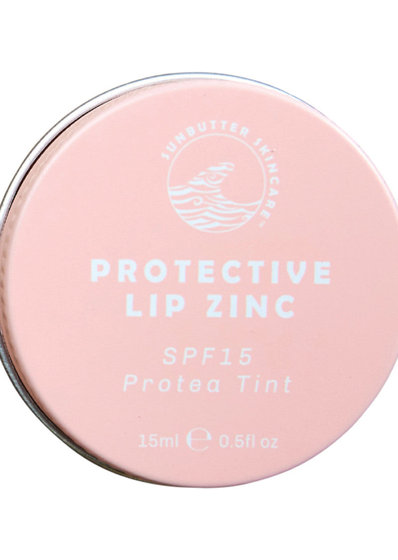 Sunbutter Skincare Lip Zinc Protective Tinted Protea 15ml