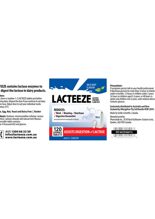 Lacteeze Chewable 120t