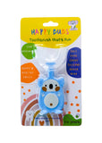 Happy Bubs Toothbrush Silicon U Shape Bear Blue