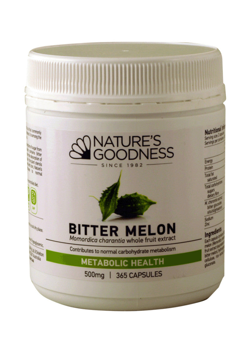 Nat Goodness Bitter Melon 500mg 365c