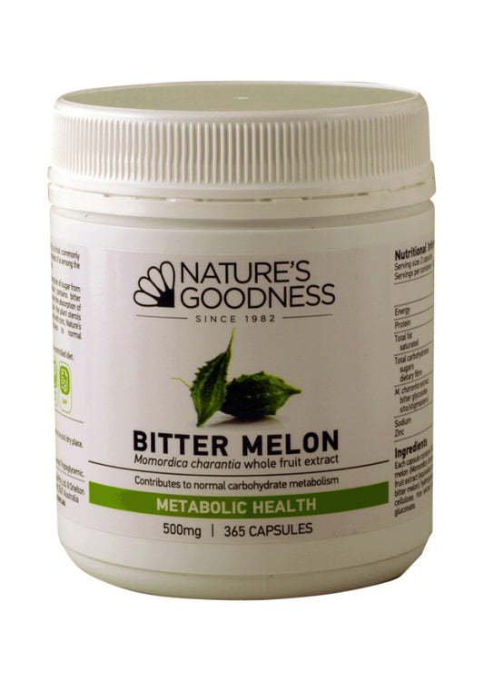 Nat Goodness Bitter Melon 500mg 365c