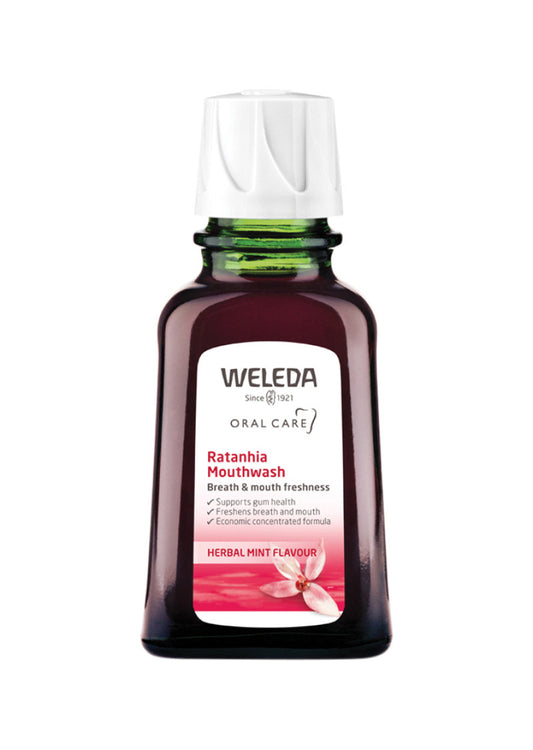 Weleda Oral Care Mouthwash Ratanhia (Herbal Mint) 50ml