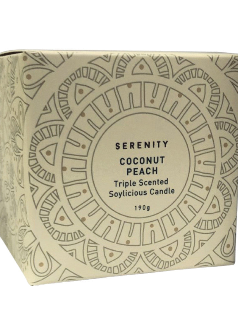 Distillery Soy Candle Serenity Coconut Peach 190g