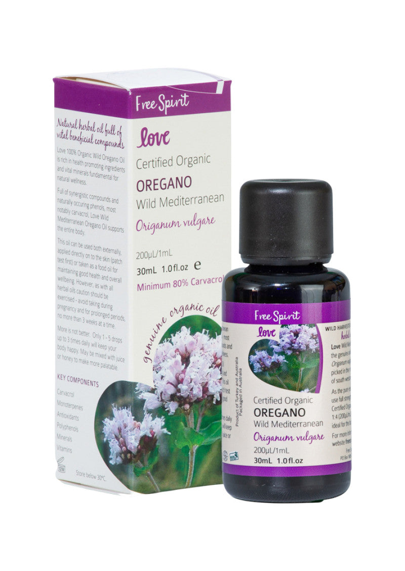 Byron Bay Free Spirit Love Org Oregano Wild Medit Oil 30ml