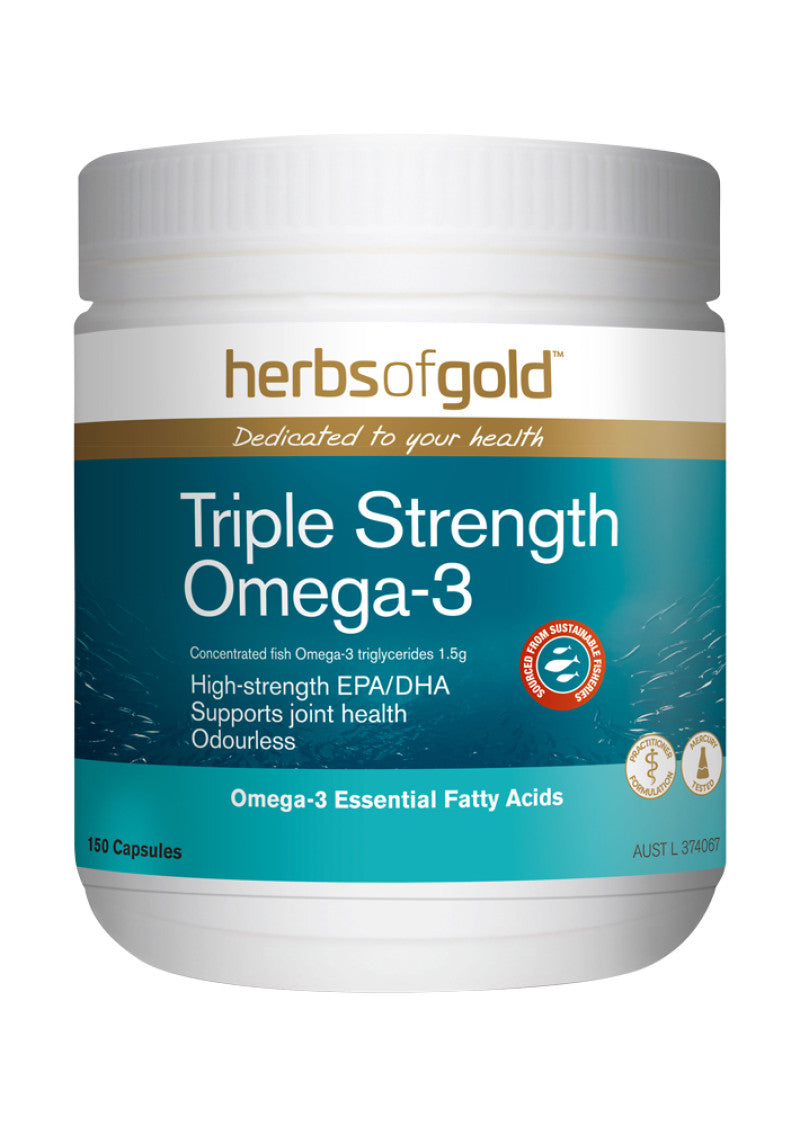 Herbs of Gold Triple Strength Omega 3 150c