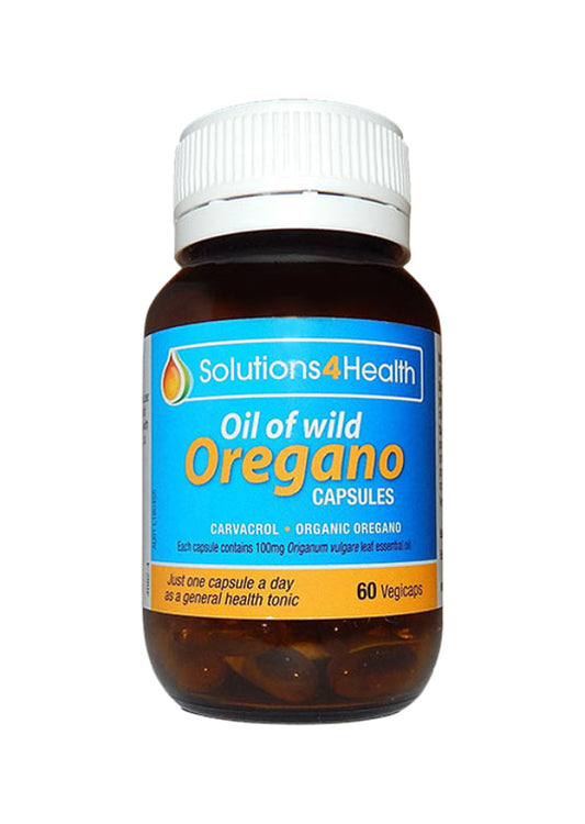 Solut 4 Health Oil Wild Oregano Capsules 60vc