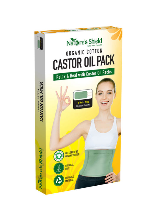 Nature's Shield Castor Oil Pack Organic Cotton Waist