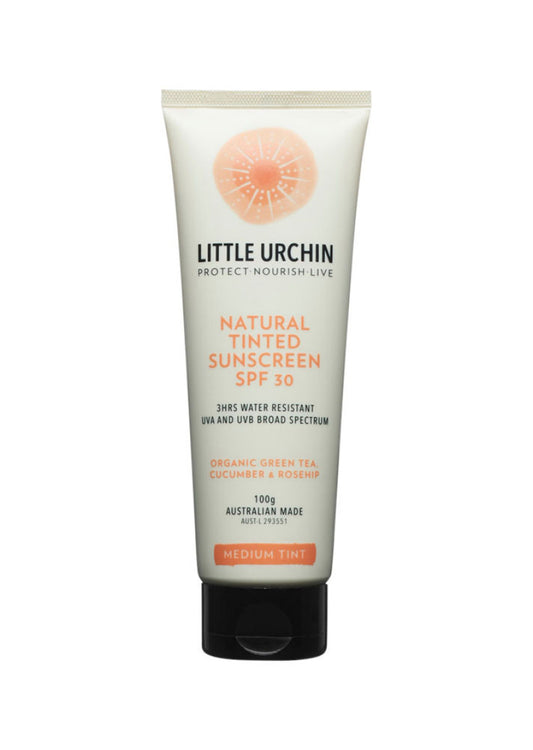 Little Urchin Natural Tinted Sunscreen SPF 30 Plus 100g